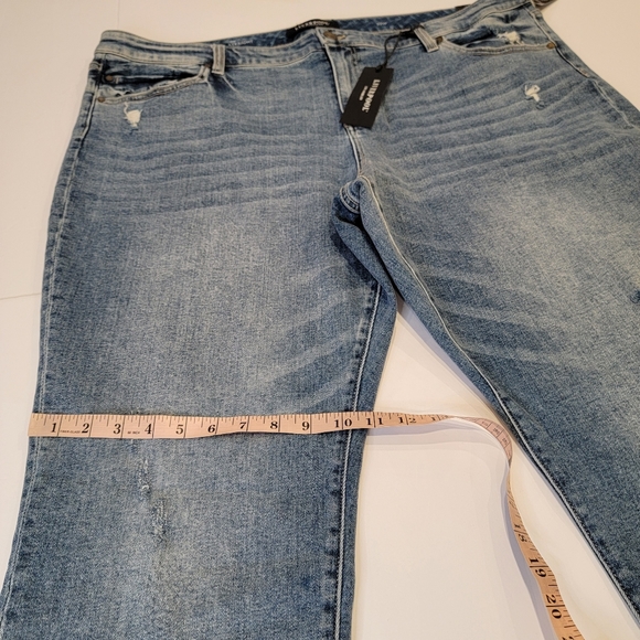 Liverpool Kenndy Crop Straight Jeans with Destruction LM7195VH Size 22W NEW! - Picture 10 of 17